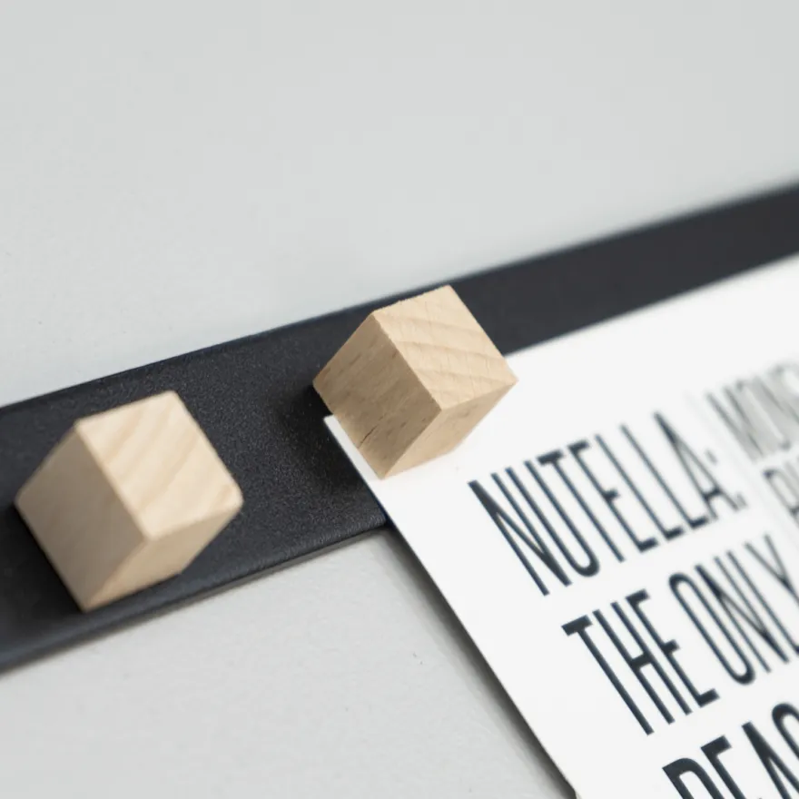 Como Wallnote inkl. magneter - Sort