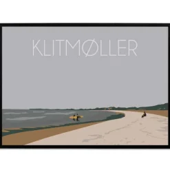 Danmark Plakat - Klitmøller
