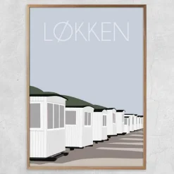 Danmark Plakat - Løkken. Vælg str.