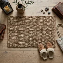 Dixie dørmåtte i jute - ALICE - Mørk Natur - 60x90cm