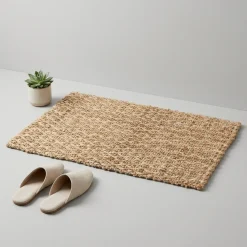Dixie dørmåtte i jute - FANNY diamonds - Natur 60x90cm