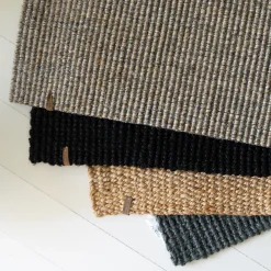 Dixie dørmåtte i jute - Thunder Grey - 60 x 90 cm.