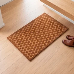 Dixie dørmåtte i Kokos - Grid - 60 x 90 cm.