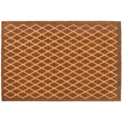 Dixie dørmåtte i Kokos - Grid - 60 x 90 cm.