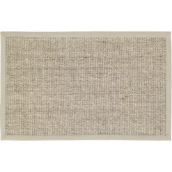 Dixie dørmåtte i Sisal, Beige med kant - 60x90 cm.