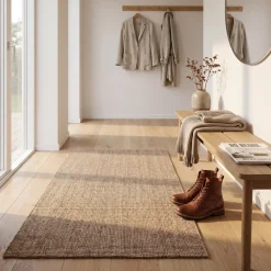 Dixie dørmåtte i Sisal, Beige - 80x150 cm.