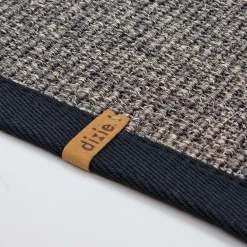 Dixie dørmåtte i Sisal, Black - 60x90 cm