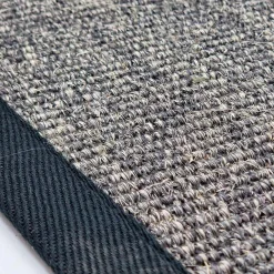 Dixie dørmåtte i Sisal, Black - 60x90 cm