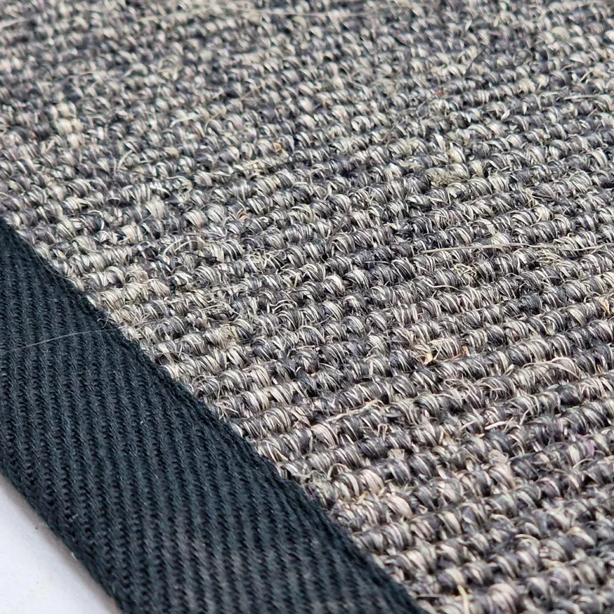 Dixie dørmåtte i Sisal, Black - 60x90 cm