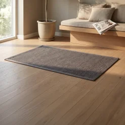 Dixie dørmåtte i Sisal, Dark Grey - 60x90 cm.