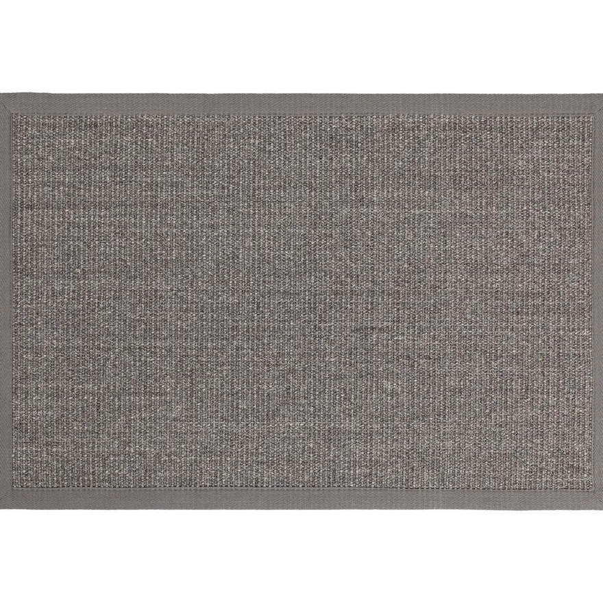 Dixie dørmåtte i Sisal, Dark Grey - 60x90 cm.
