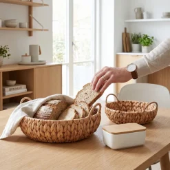 Dixie Sæt med 2 Brødkurve i vandhyacint, Lily