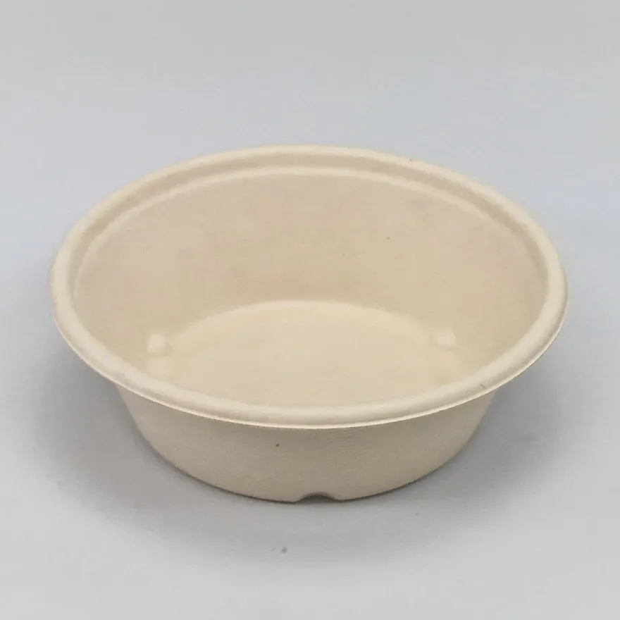 Engangsservice i sukkerrørsfibre - Skål 580ml - 125 stk