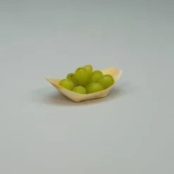 Engangsservice i træ - Både 11 cm - Pakke 100 stk
