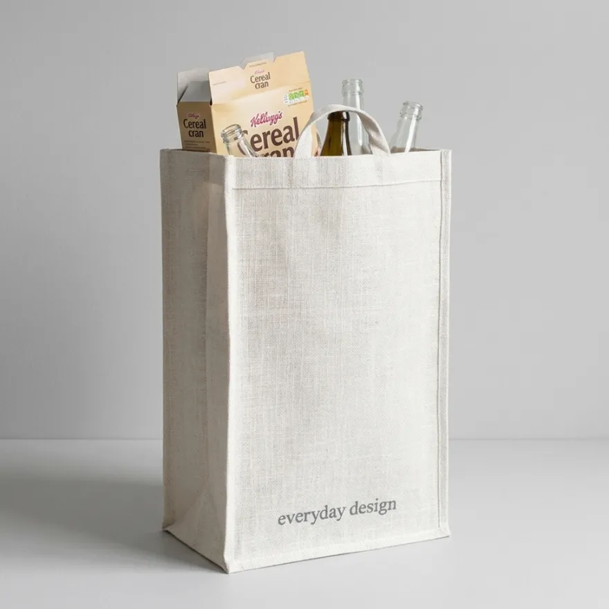 Everyday Design - Jutepose til affaldssortering - Hvid