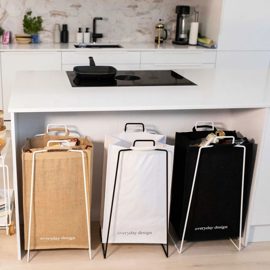 Everyday Design - Jutepose til affaldssortering - Sort