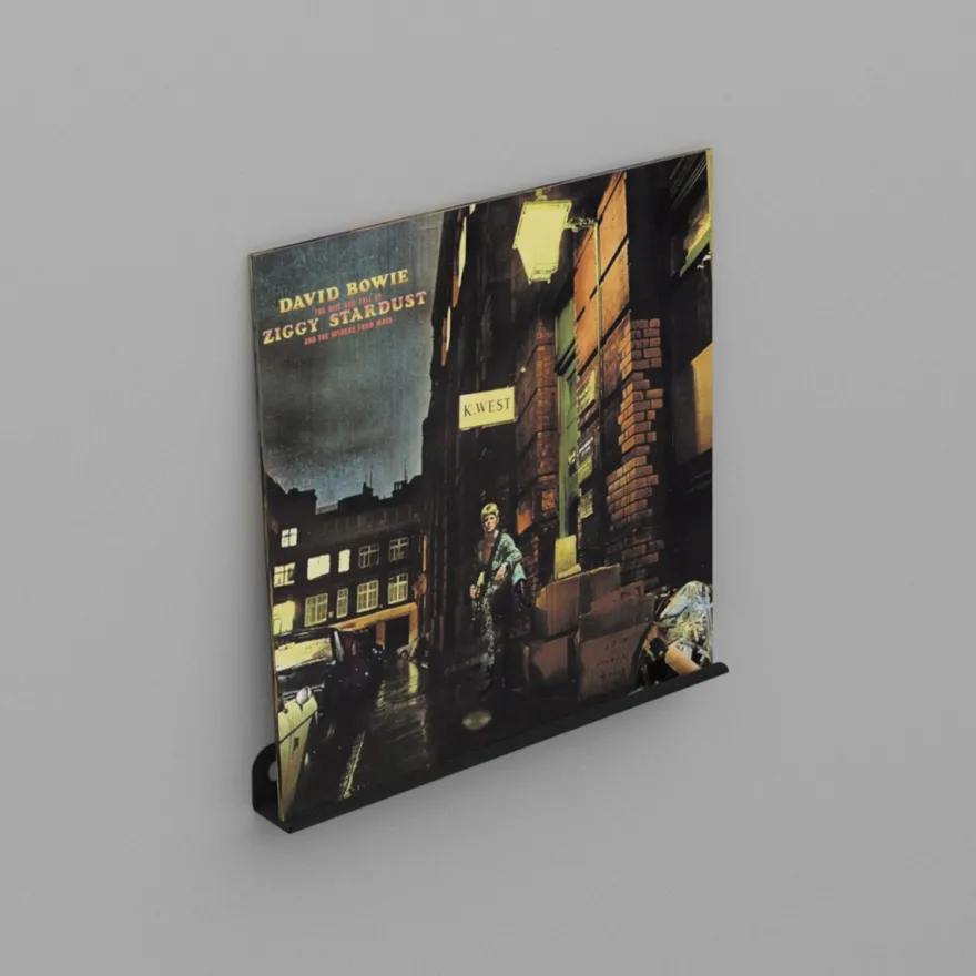 Gallerihylde til LP plader - SORT - SECTOR