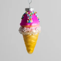 Hoff Julekugle i glas - Sundae ice cream, PINK