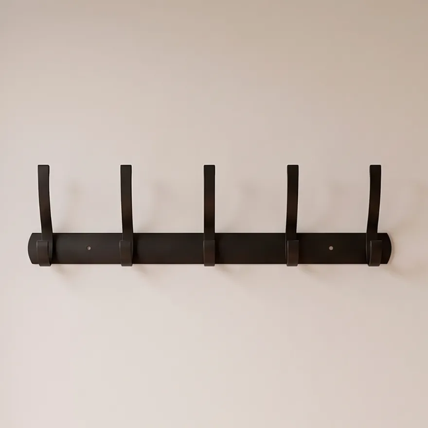Holmen Rino Knagerække 45 cm - Sort Metal