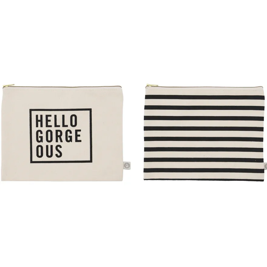House Doctor Clutch - Canva, Gorgeous. Sæt med 2 stk