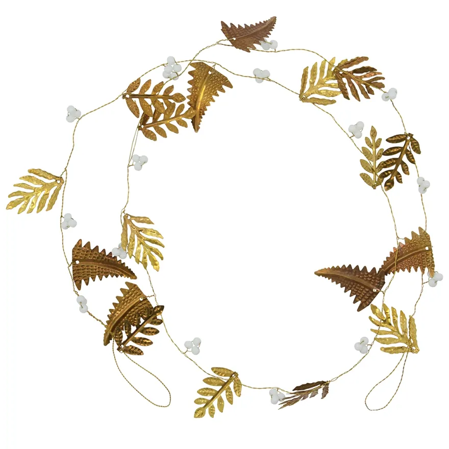 House Doctor Guirlande i metal LEAF - 150 cm.