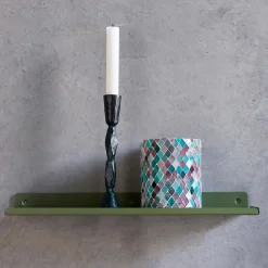 House Doctor hylde i metal - Ledge 43 cm - Grøn