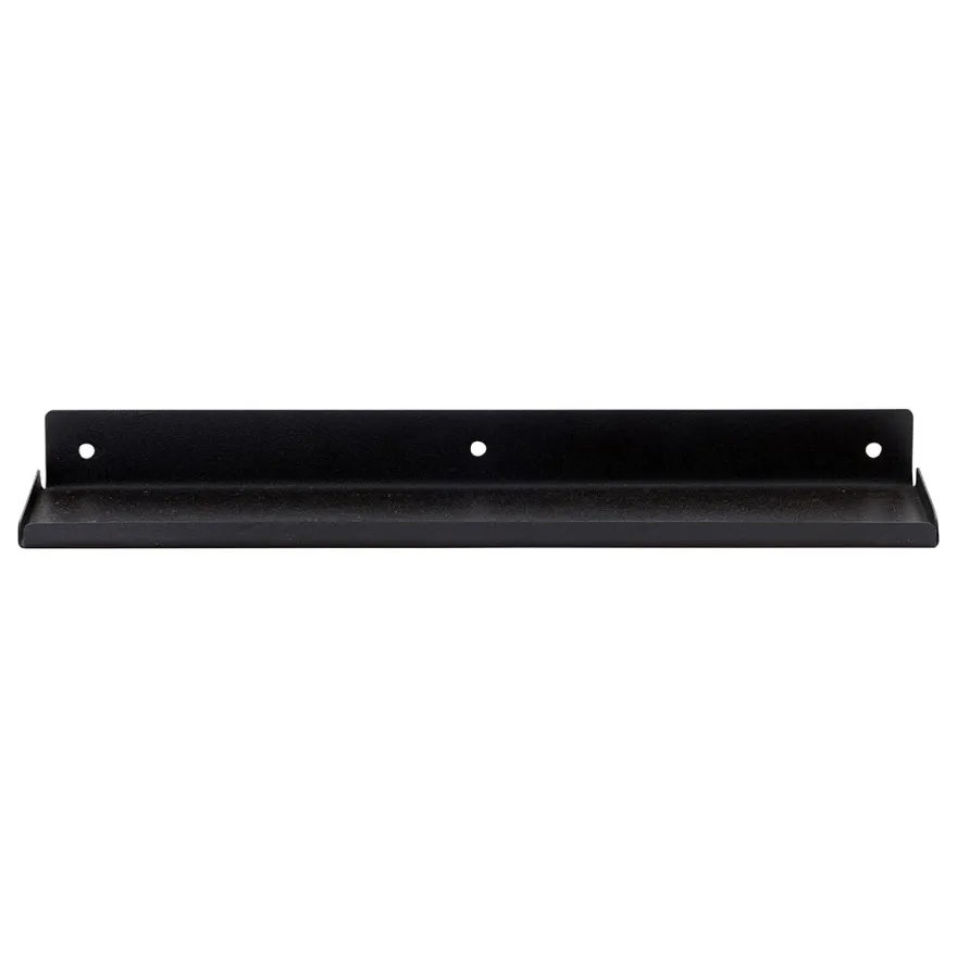 House Doctor hylde i metal - Ledge 43 cm - Mat Sort