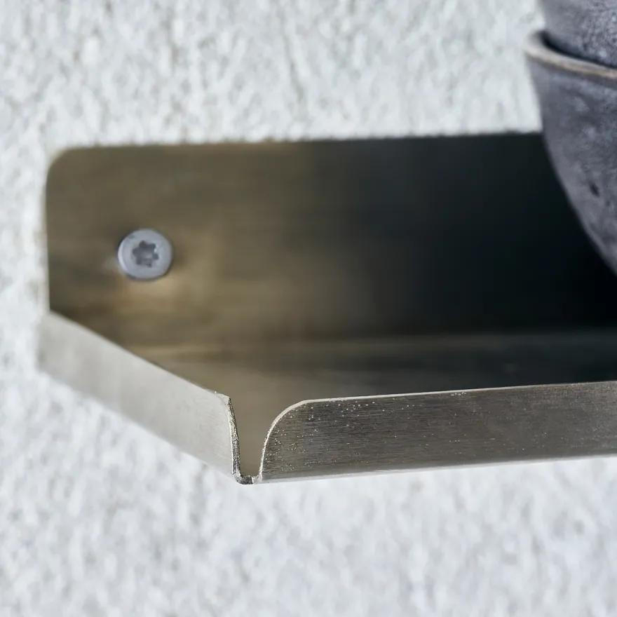 House Doctor hylde i metal - Ledge 43 cm - Sølv
