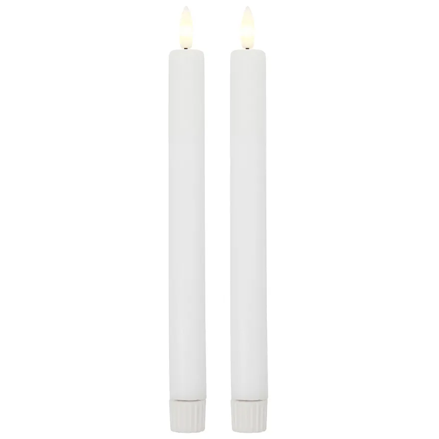 House Doctor LED lys - Hvide Kronelys H 24,5 cm.