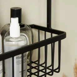 House Doctor trådkurv i stål - Double Basket, SORT