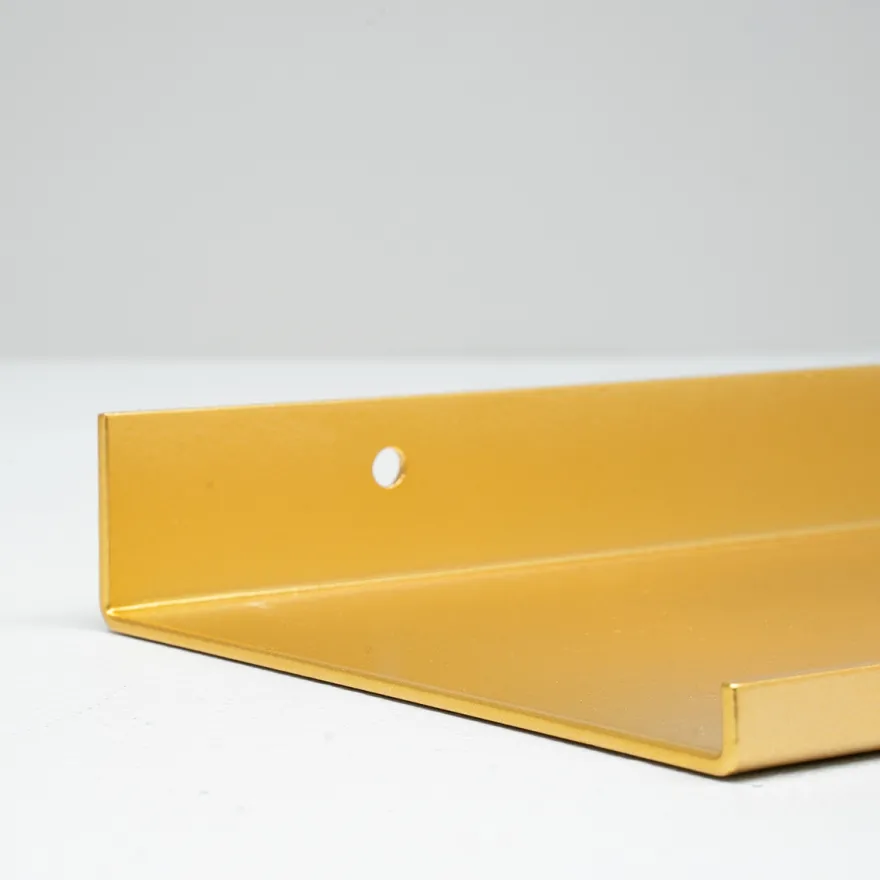 Hylde 40x13 cm. - Messing, Lancaster fra Speedtsberg