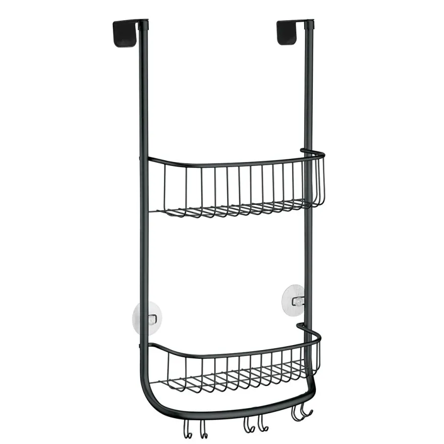 IDesign Shower Caddy til bruserdør - mat sort