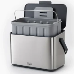 Joseph Joseph BIO waste affaldsspand - 4 liter - Rustfrit stål