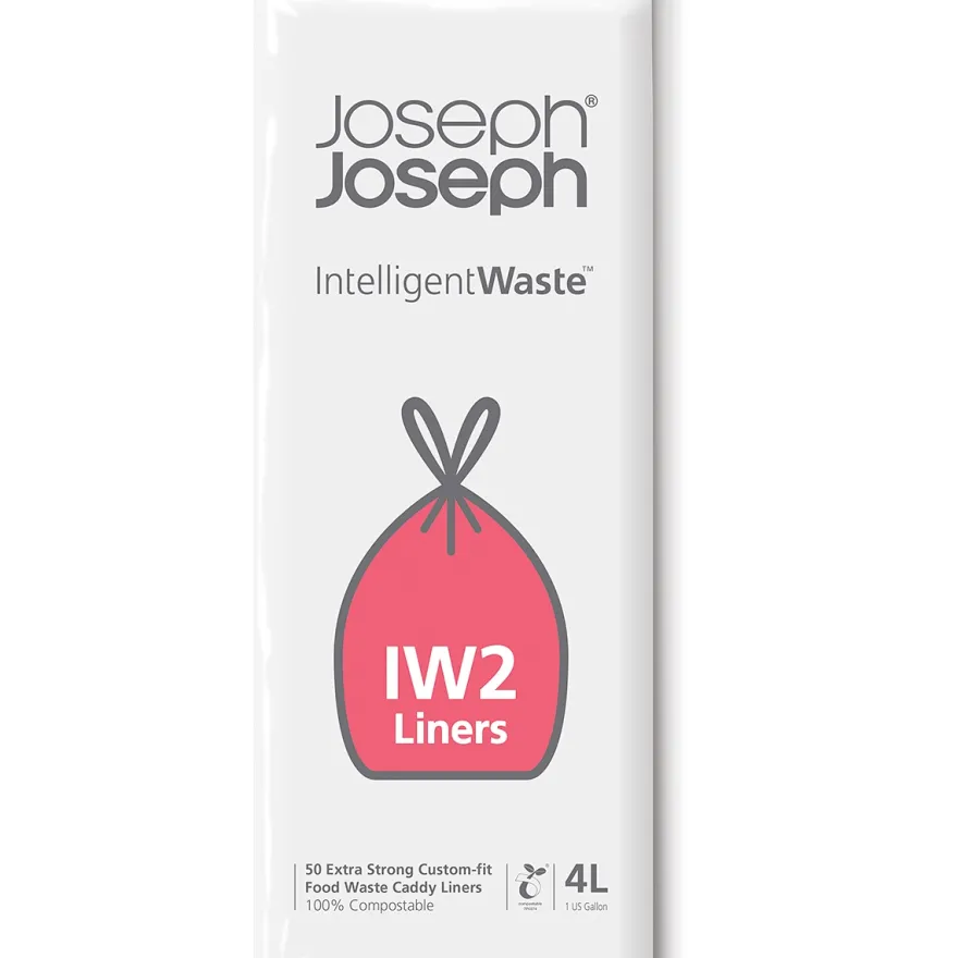 Joseph Joseph BIO waste affaldsspand - 4 liter - Rustfrit stål