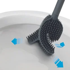Joseph Joseph Flex 360 Toiletbørste - LUX Stål