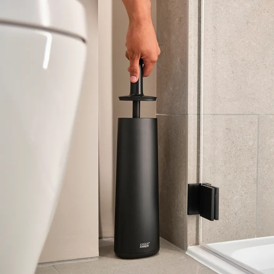 Joseph Joseph Flex 360 Toiletbørste - Sort