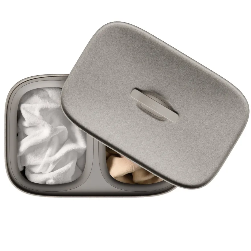 Joseph Joseph Tota 2 Twin Vasketøjskurv 90L - Pale Mushroom