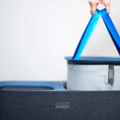 Joseph Joseph vasketøjskurv - Tota DUO 90L - Sort