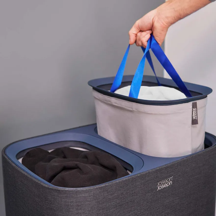 Joseph Joseph vasketøjskurv - Tota DUO 90L - Sort