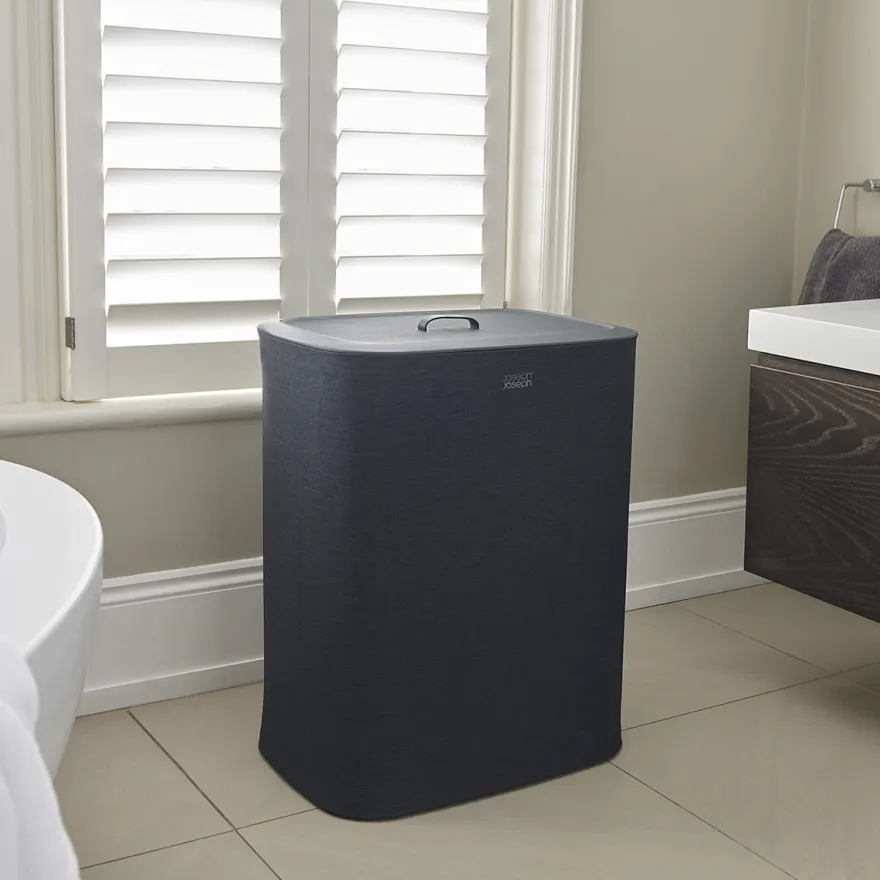 Joseph Joseph vasketøjskurv - Tota DUO 90L - Sort