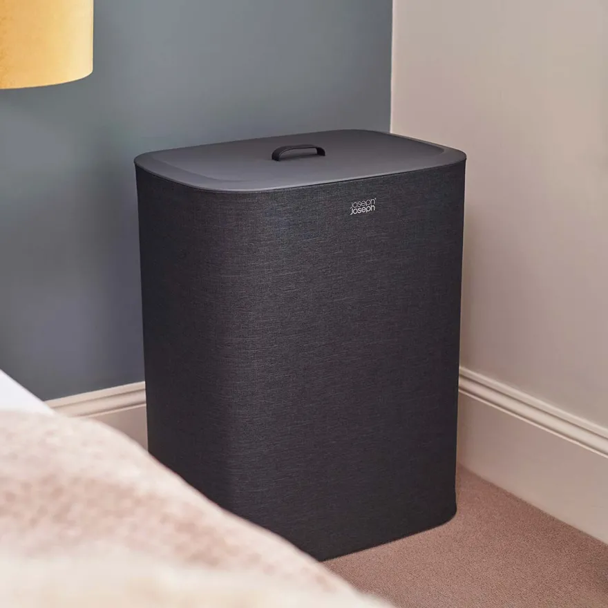 Joseph Joseph vasketøjskurv - Tota DUO 90L - Sort