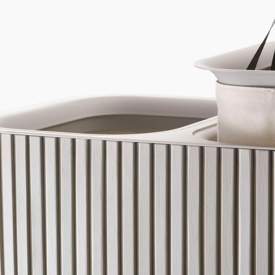 Joseph Joseph vasketøjskurv - Tota DUO LUXE 90L - ECRU