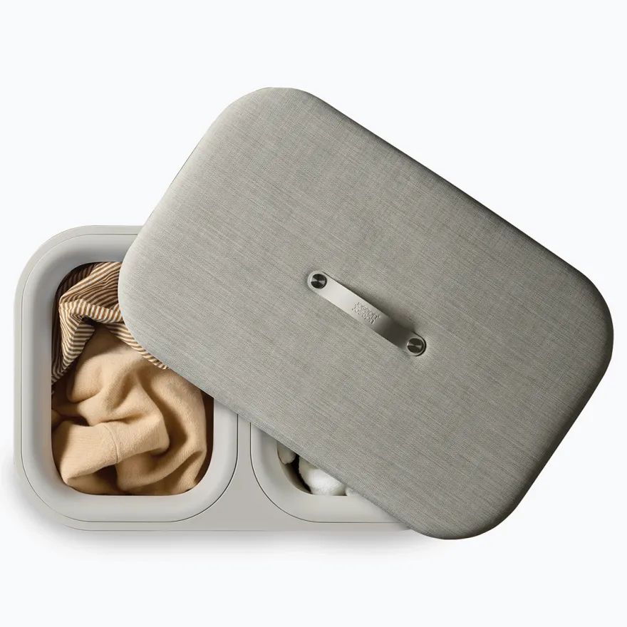 Joseph Joseph vasketøjskurv - Tota DUO LUXE 90L - ECRU