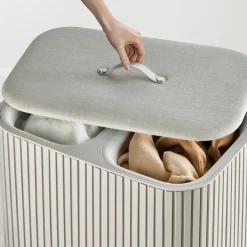 Joseph Joseph vasketøjskurv - Tota DUO LUXE 90L - ECRU