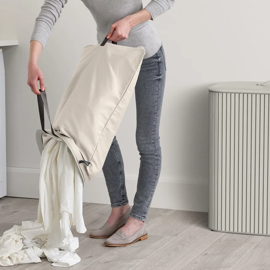Joseph Joseph vasketøjskurv - Tota DUO LUXE 90L - ECRU