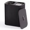 Joseph Joseph vasketøjskurv - Tota DUO LUXE 90L - SORT