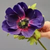 Kunstig blomst - Anemone Lilla. 43 cm.
