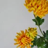 Kunstig Blomst - Chrysanthemum, 60 cm. GUL
