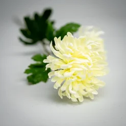 Kunstig Blomst - Chrysanthemum, 60 cm. HVID