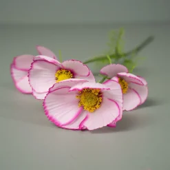 Kunstig Blomst - Cosmos, 60 cm. LYSERØD